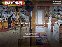 Tablet Screenshot of besthatstore.com